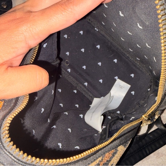 Disney Parks Loungefly Animal Kingdom Leopard Print Sequin Mini Backpack - Picture 5 of 5